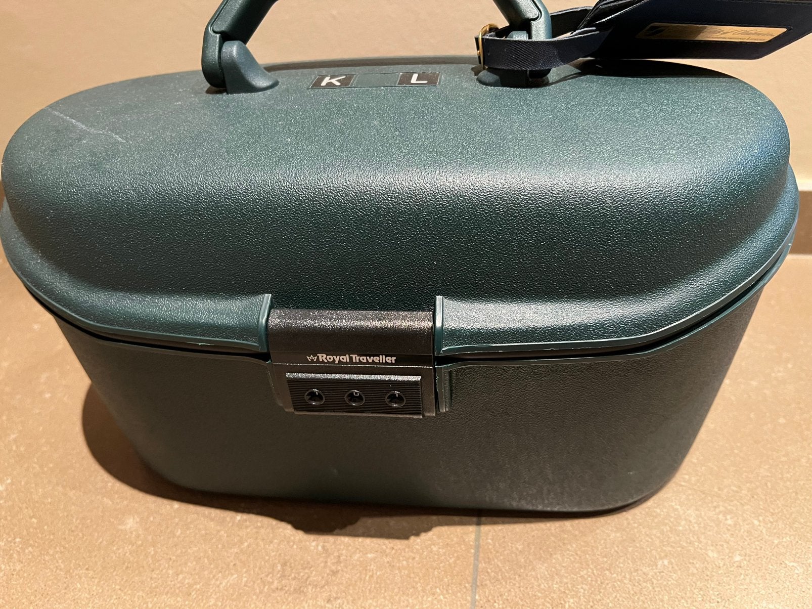 Beautycase Samsonite, Bijoux, Sacs & Beauté, Boîtes de maquillage & Beauty case, Comme neuf, Avec serrure, Rigide, Vert