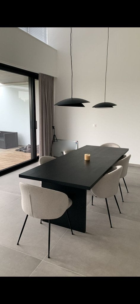 Eettafel eikenhout met stoelen, Enlèvement, Utilisé, Chêne