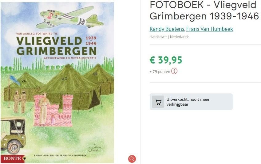 vliegveld grimbergen, Verzenden, Nieuw, Frans Van Humbeek & Randy Buelens
