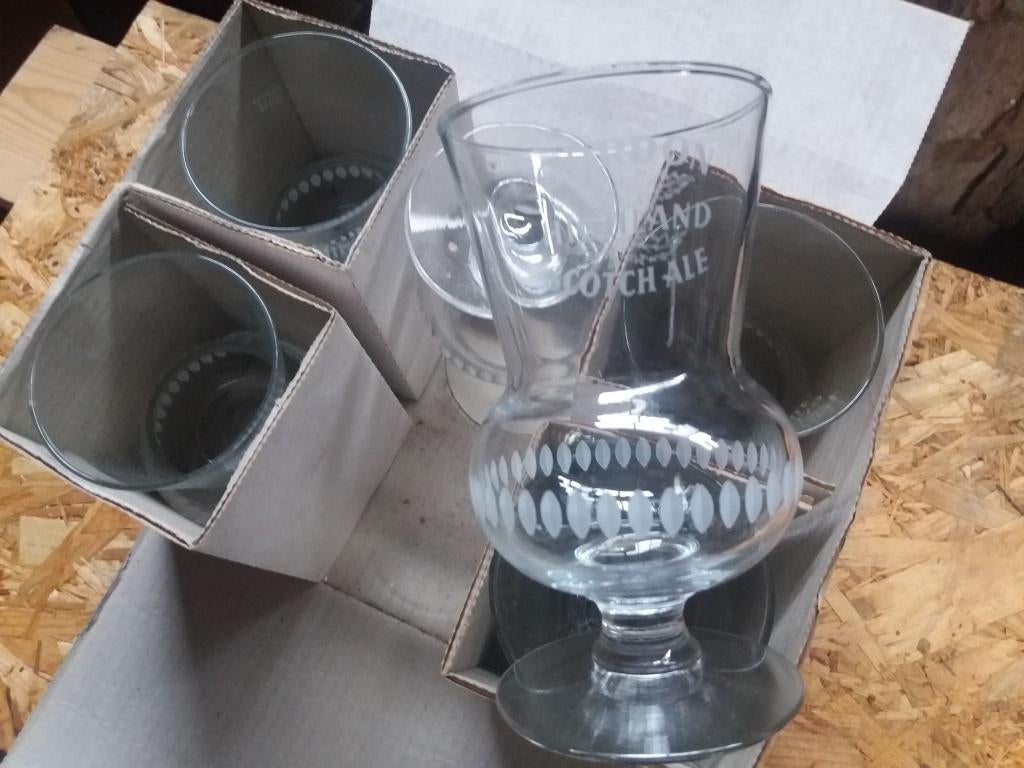 6 verres Gordon, Collections, Enlèvement ou Envoi, Neuf, Verre ou Verres