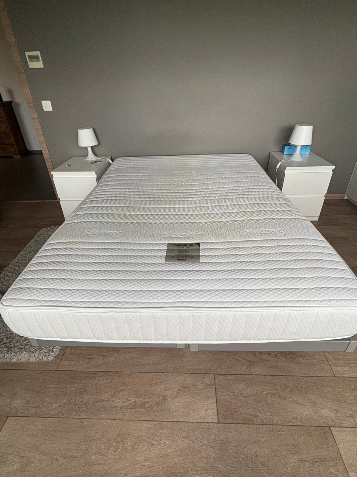 Bedkader 140/200 + bijpassende matras, Huis en Inrichting, Ophalen, Gebruikt, 140 cm, Twijfelaar