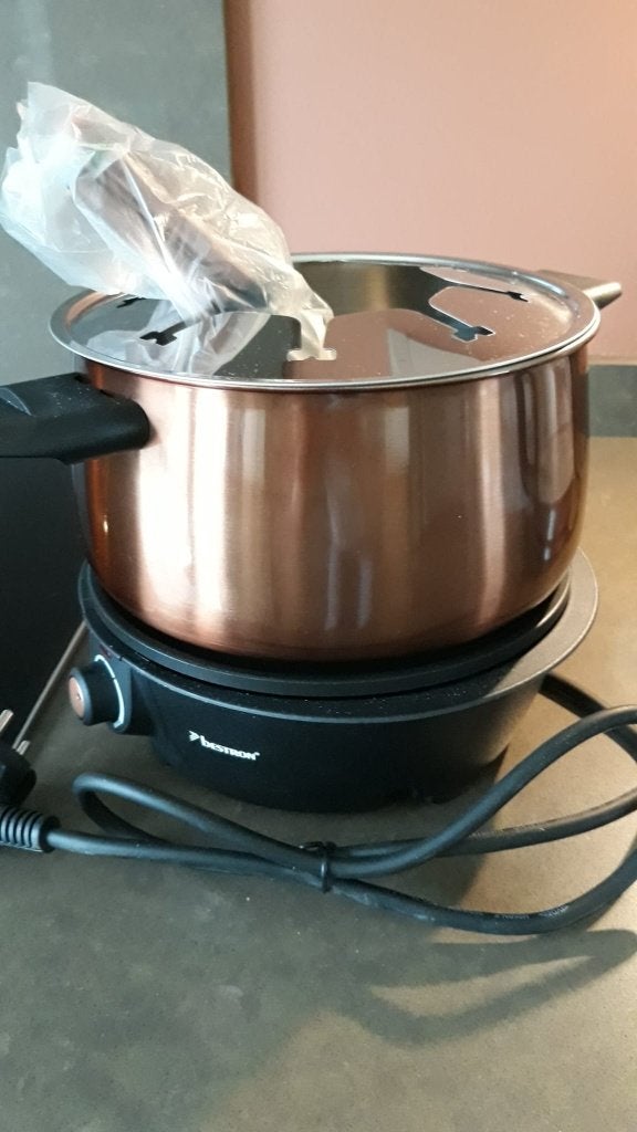 electrische fonduepan NIEUW!, Electroménager, Fondue, Enlèvement, Neuf, Poêle à fondue