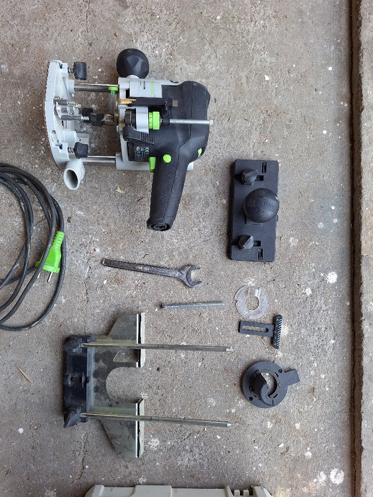 Festool OF 1010 EBQ-Plus Bovenfrees set, Doe-het-zelf en Bouw, Ophalen, Gebruikt, Festfool, Bovenfrees
