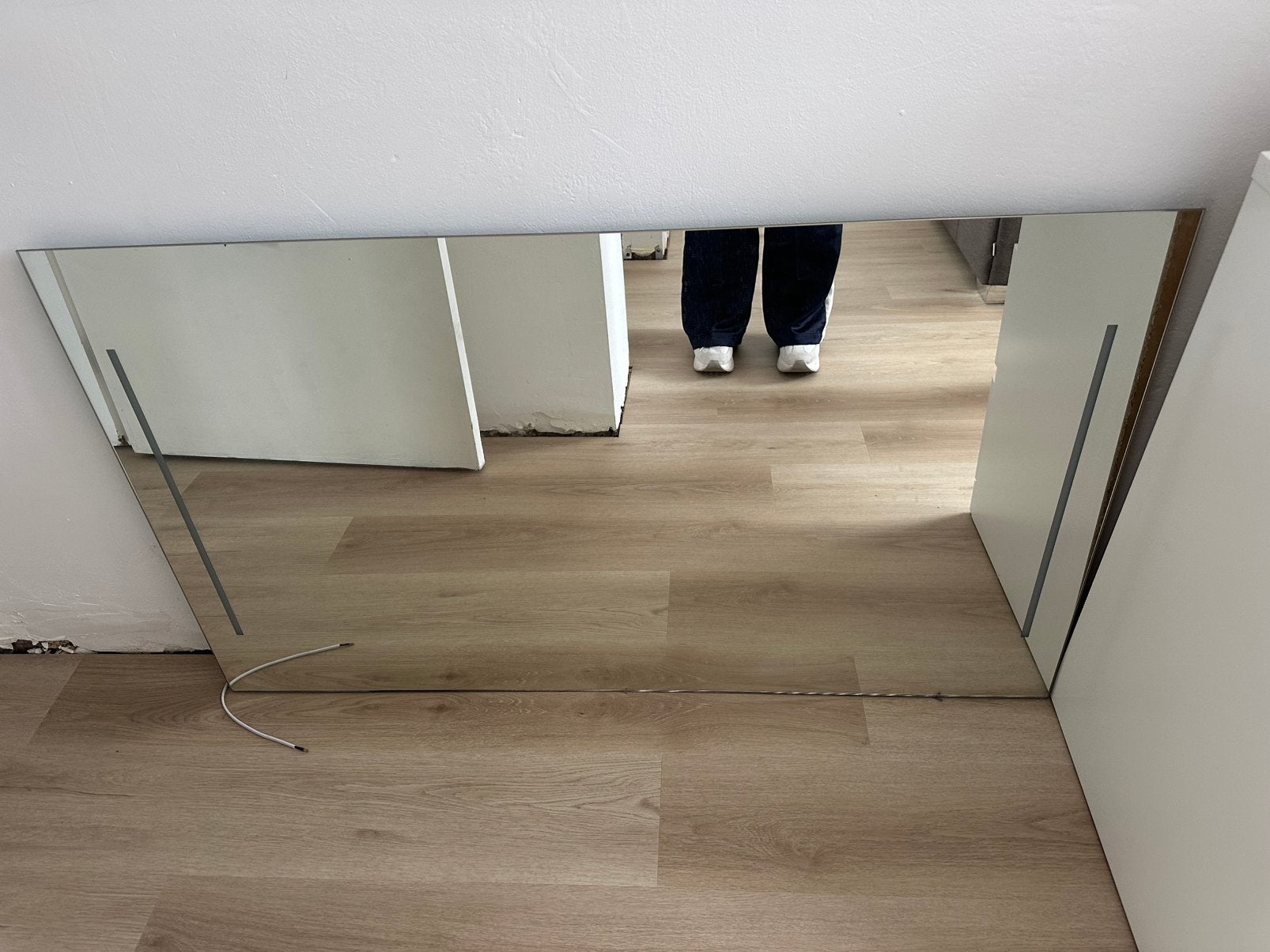 Spiegel met licht 1m20 x 70cm, Ophalen, Nieuw, 100 tot 125 cm, Minder dan 100 cm