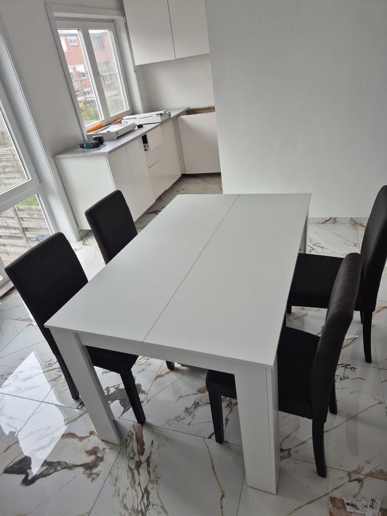 Eet tafel, Ophalen, Zo goed als nieuw, 4 tot 6 stoelen
