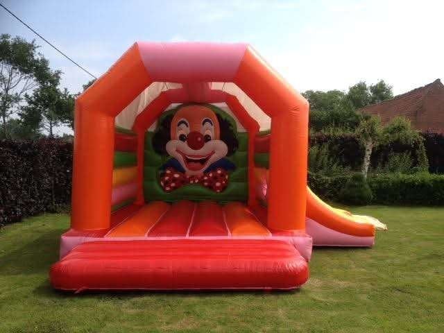 Springkasteel clown, Ophalen, Gebruikt