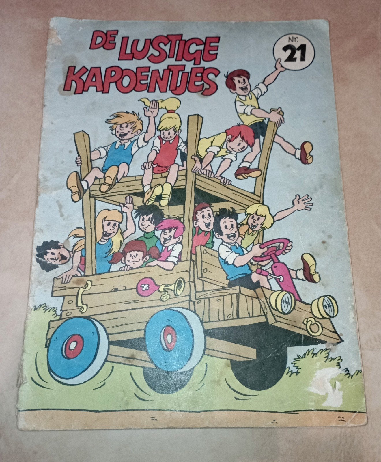 Stripverhaal De lustige kapoentjes nr.21, Kapoentjesuitgaven, Une BD, Enlèvement ou Envoi, Utilisé, Jef Nijs
