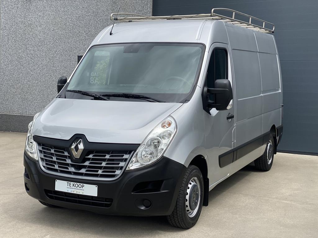 Renault Master L2h2-airco-dakdrager-trekh.-camera-17990€+BTW, Bedrijf, 5 deurs, Zilver of Grijs, Te koop