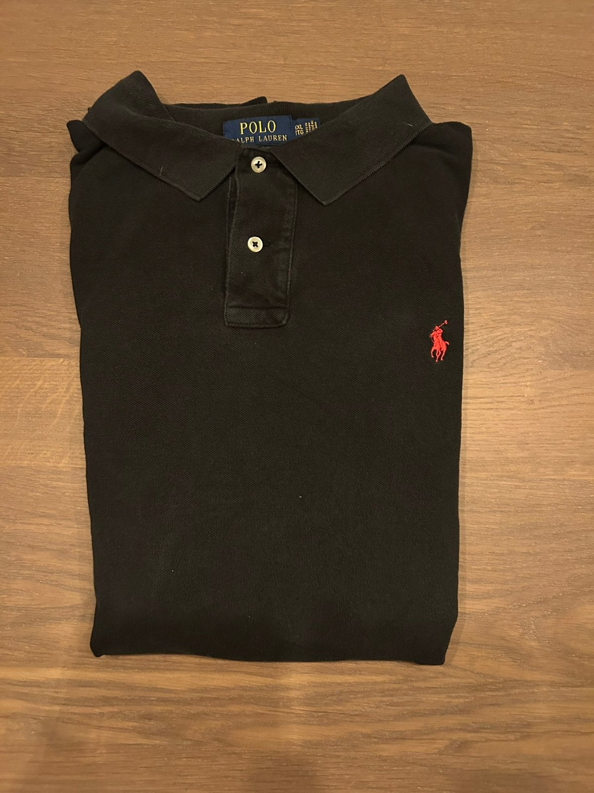 Zwarte Ralph Lauren polo/Maat-XXL, Kleding | Heren, Ophalen of Verzenden, Zo goed als nieuw, Overige maten, Zwart