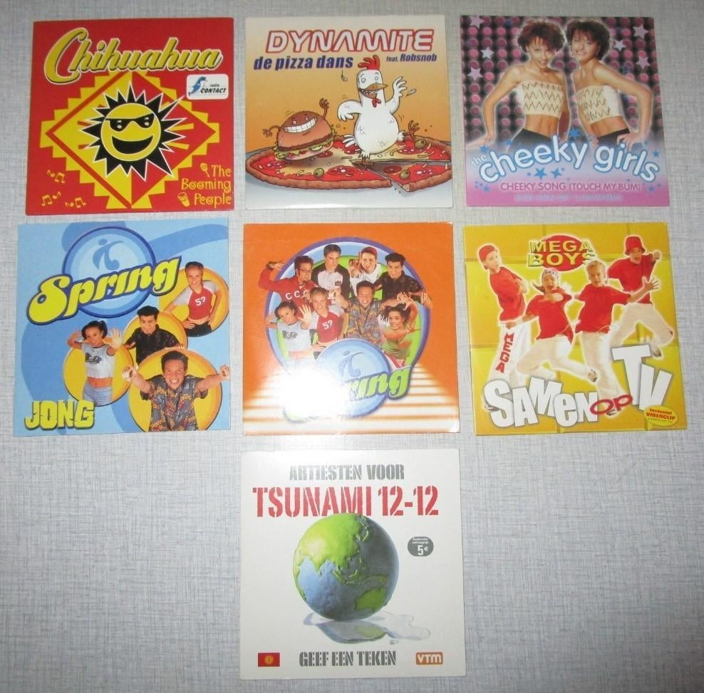7 diverse single CD’s - OPRUIM MUZIEK, 6 singles of meer, Ophalen of Verzenden, Zo goed als nieuw, Dance