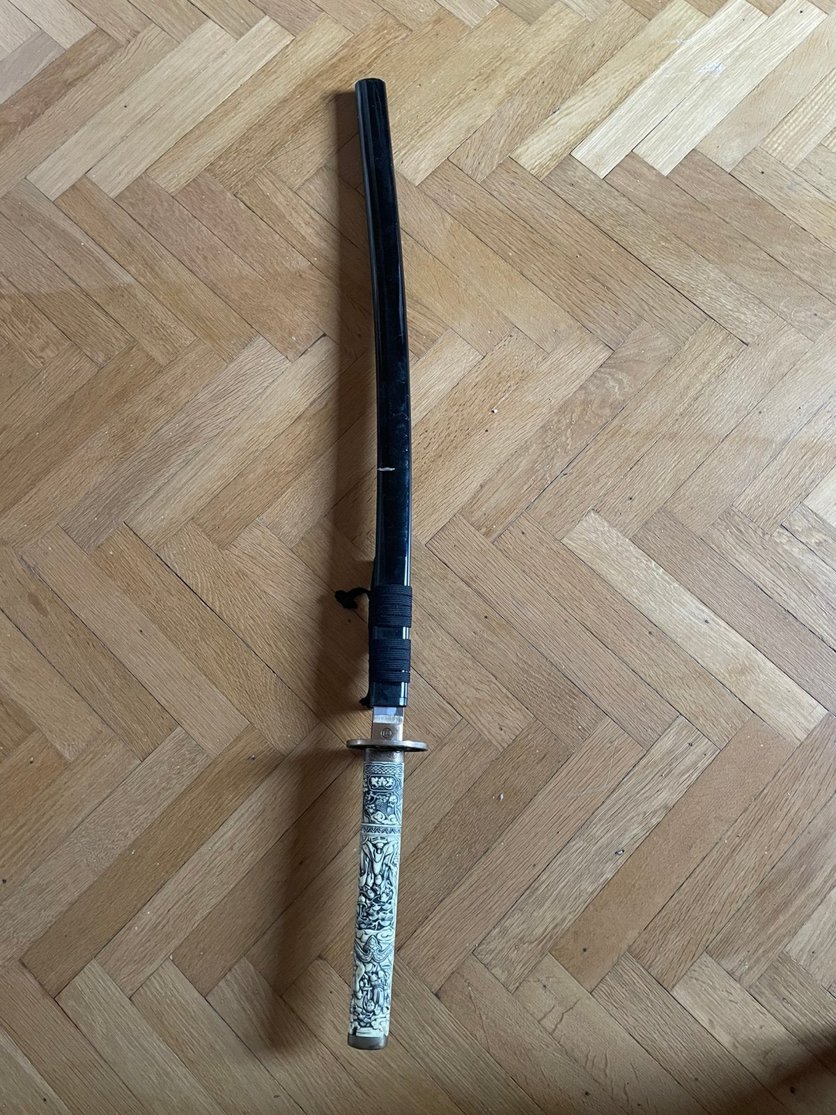 Katana Marto Ivory Base du sabre de Ramírez Highlander 80/90, Antiquités & Art, Art | Art non-occidental, Japon, Enlèvement, Métal