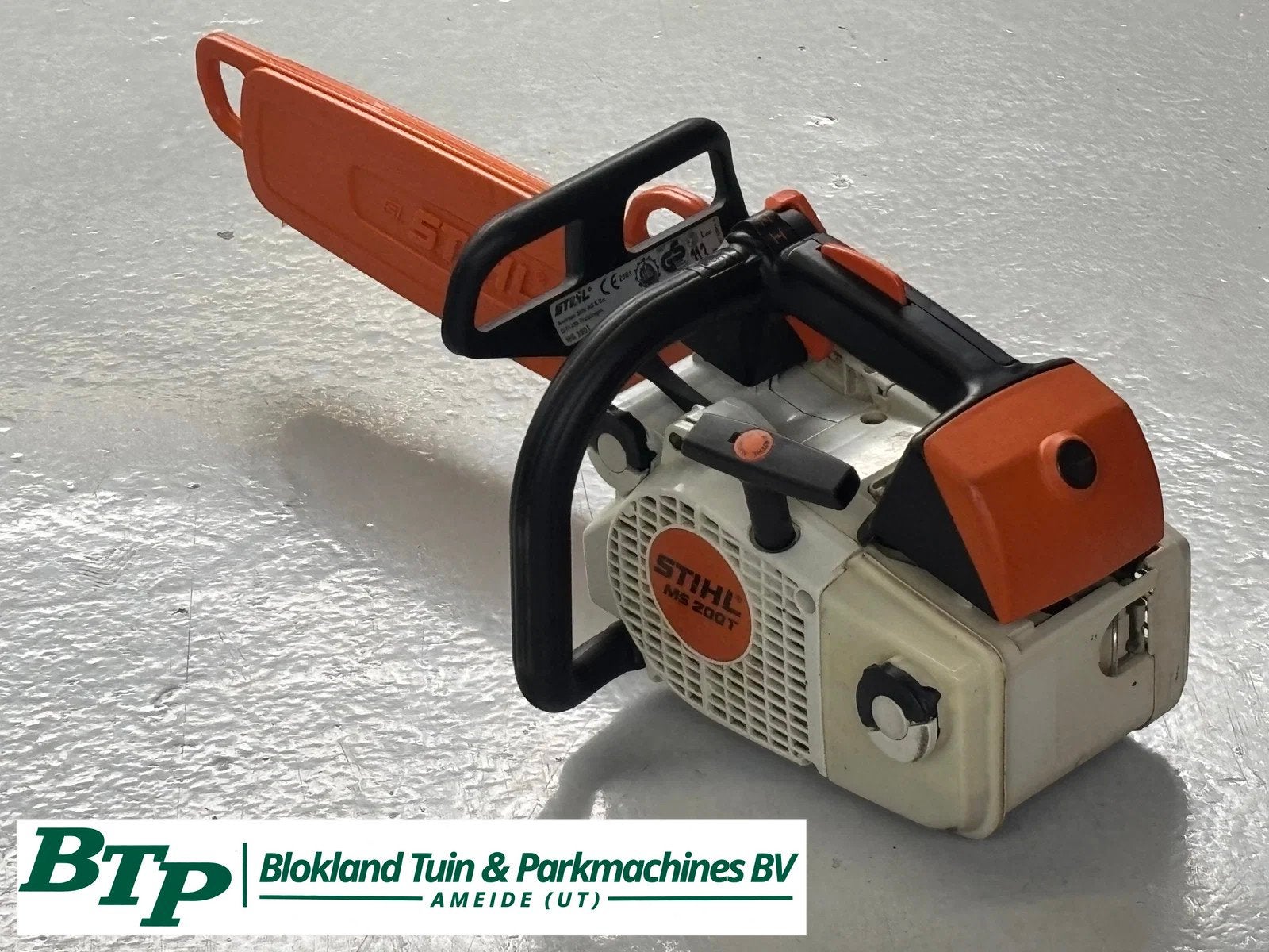 Stihl MS200T gebruikte Tophandle kettingzaag motorzaag