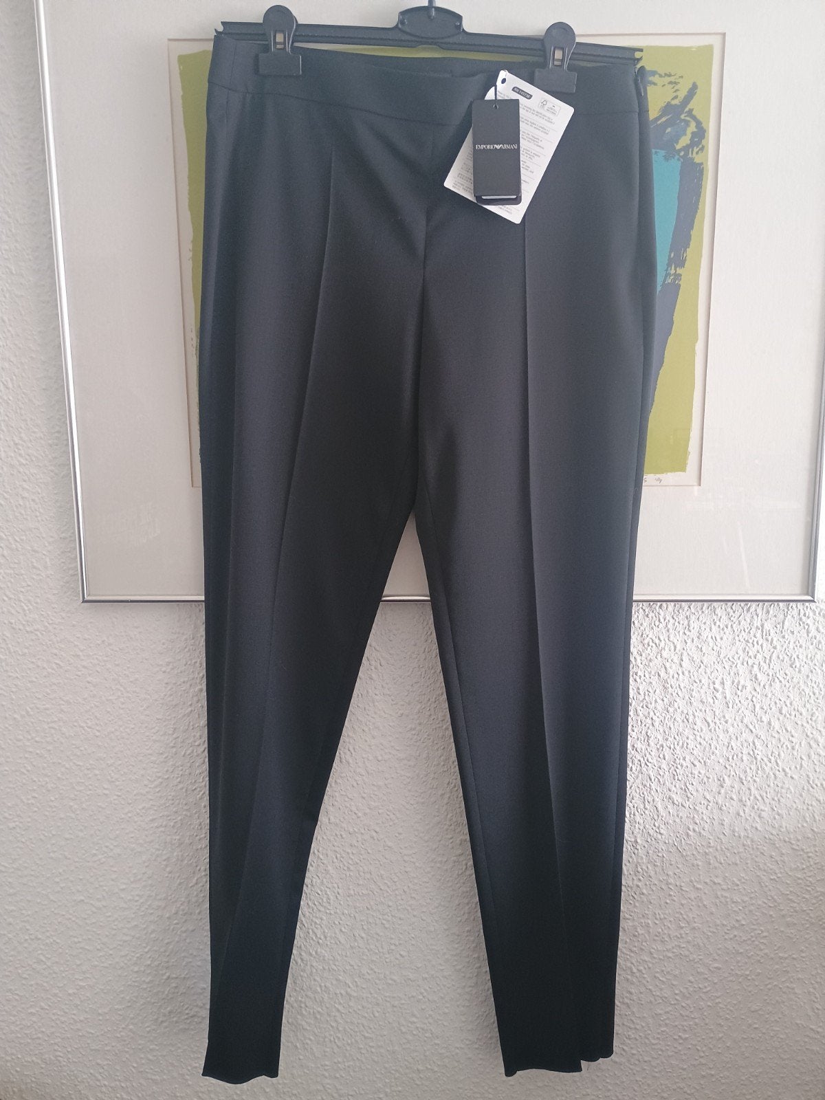 Armani pantalon donker grijs wol IT44 / M, Nieuw, Ophalen of Verzenden, Armani, Maat 38/40 (M)