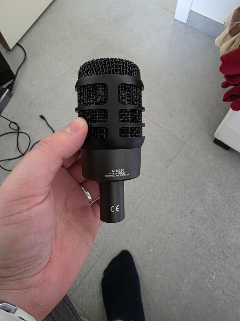 Atm 250 dynamic microfoon audio technica, Ophalen of Verzenden
