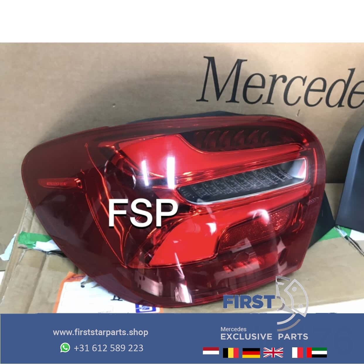 W176 A KLASSE VOL LED FACELIFT ACHTERLICHTEN LINKS RECHTS Me, Auto-onderdelen, Gebruikt, -, Ophalen of Verzenden, -