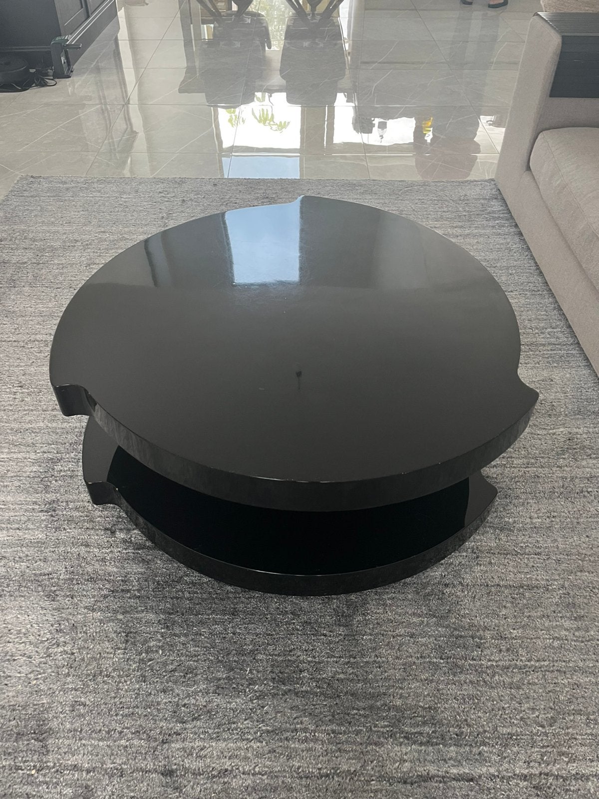 Moderne design salontafel, Ophalen, Zo goed als nieuw