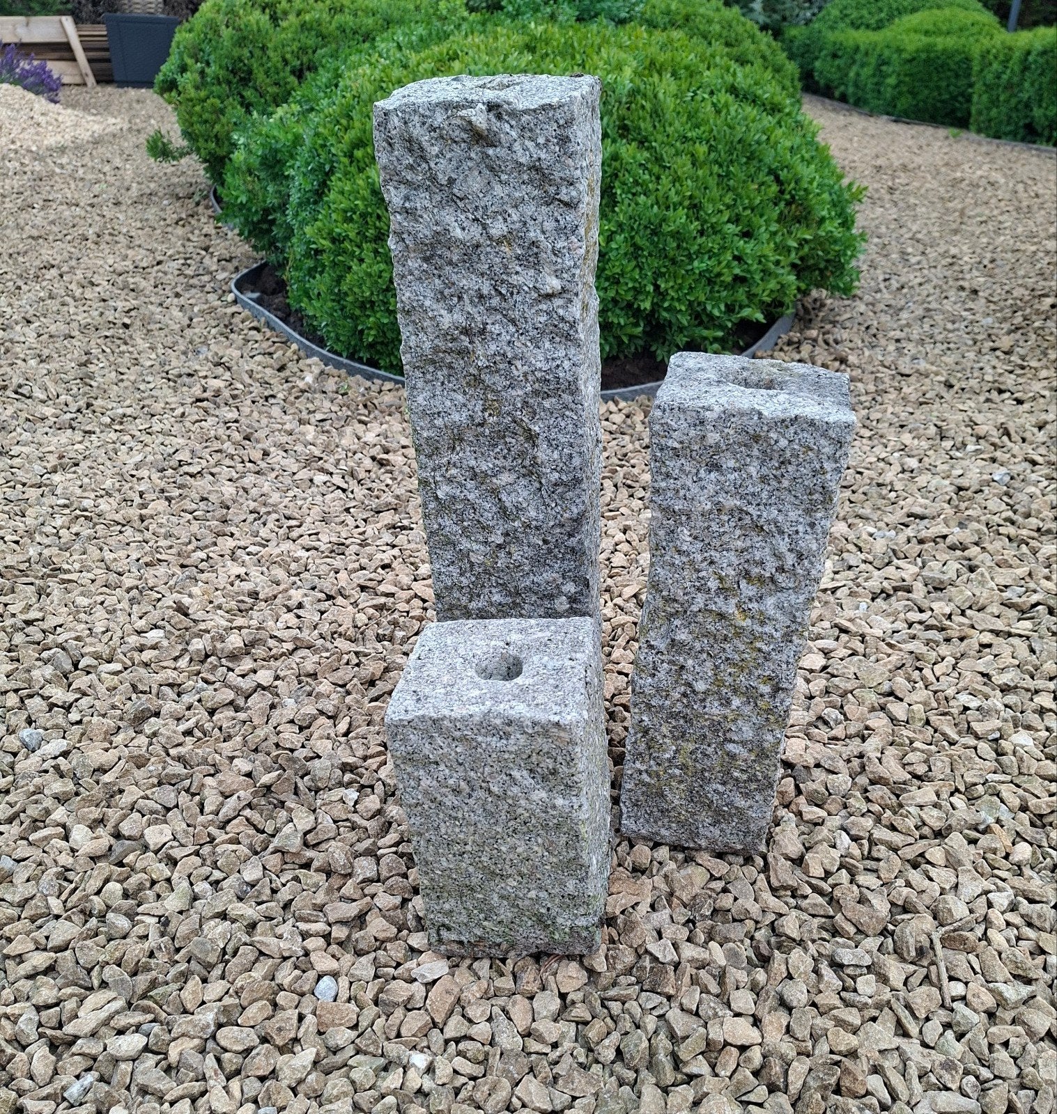 3 fonteinstenen, fontein steen, tuinfortein ,, Tuin en Terras, Ophalen, Fontein