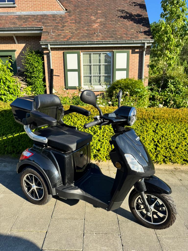 Veleco 4-wiel Scootmobiel – Elektrische Scooter 25km/u, Diversen, Ophalen of Verzenden, Inklapbaar, Zo goed als nieuw, Elektrische rolstoel