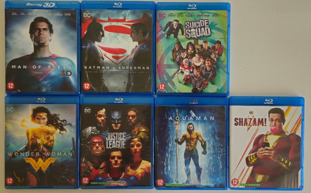 DC Extended Universe (DCEU) Collectie Blu-ray, Enlèvement ou Envoi, Comme neuf, Action