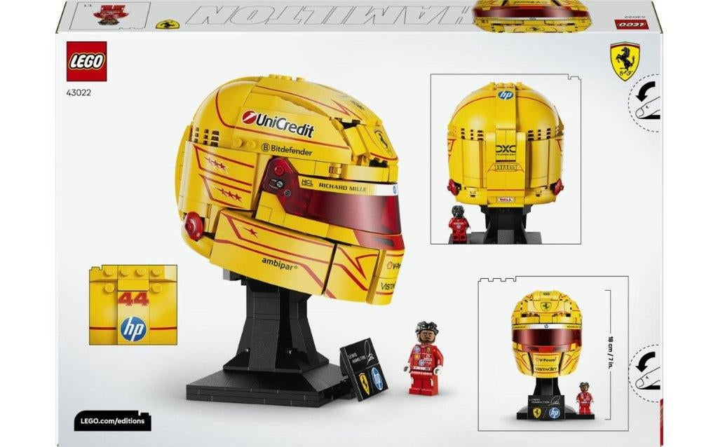 Lego 43022 Scuderia Ferrari Lewis Hamilton helmet, Neuf, Enlèvement ou Envoi, Lego, Ensemble complet