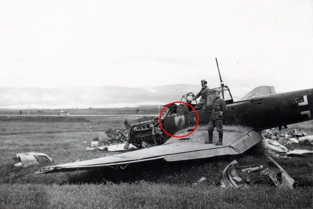 orig. foto - vliegtuig Junkers Ju 87 Stuka - Luftwaffe WO2, Verzenden, Luchtmacht, Foto of Poster