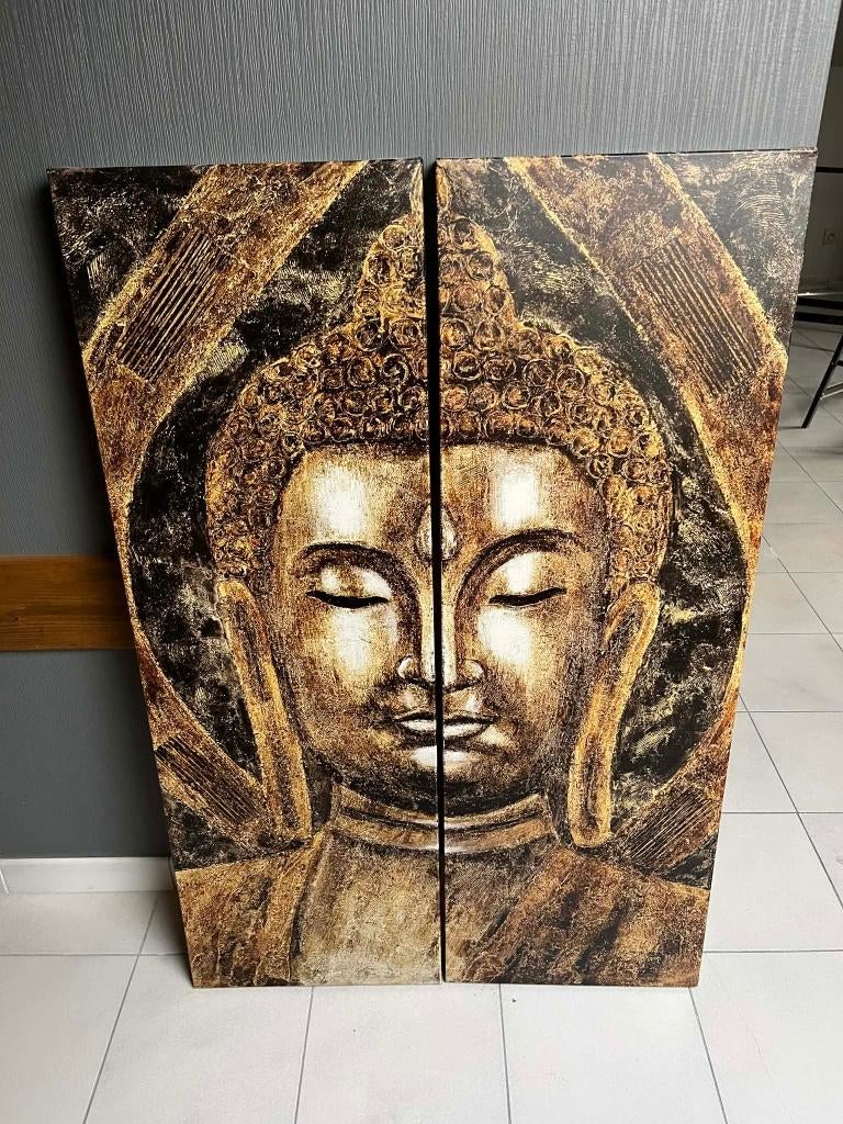 2-delig buda Canvas, Ophalen, 75 tot 100 cm, 75 cm of meer, Print