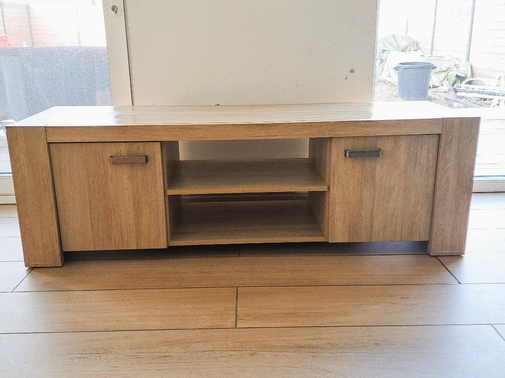 tv meubel, Ophalen, Gebruikt, 150 tot 200 cm, Minder dan 100 cm