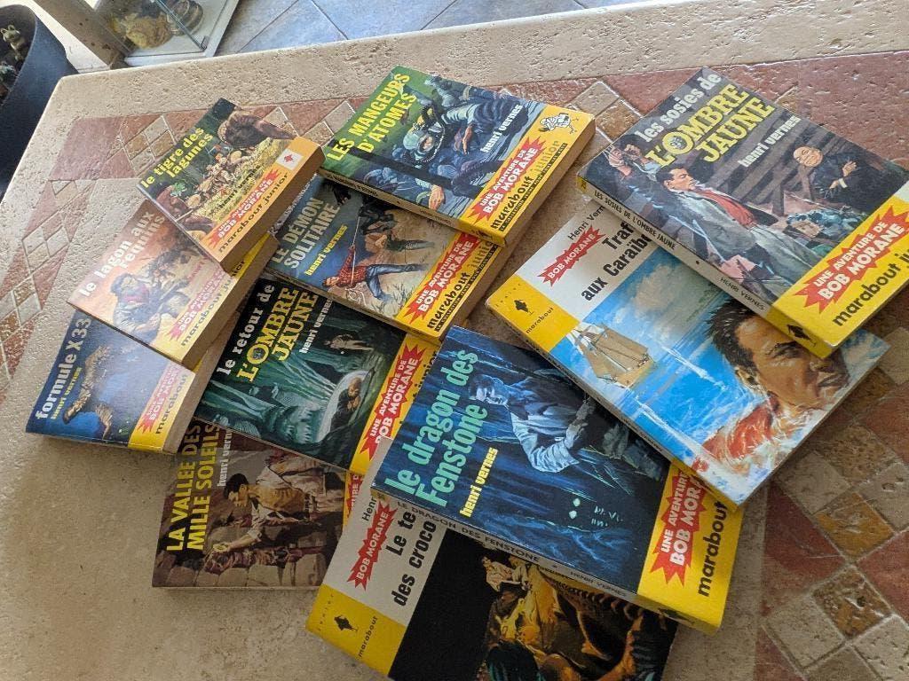 Lot de 11 marabouts "junior" BM de Henri Vernes pour 10€., Boeken, Fantasy, Verzenden, Gelezen, Henri Vernes.