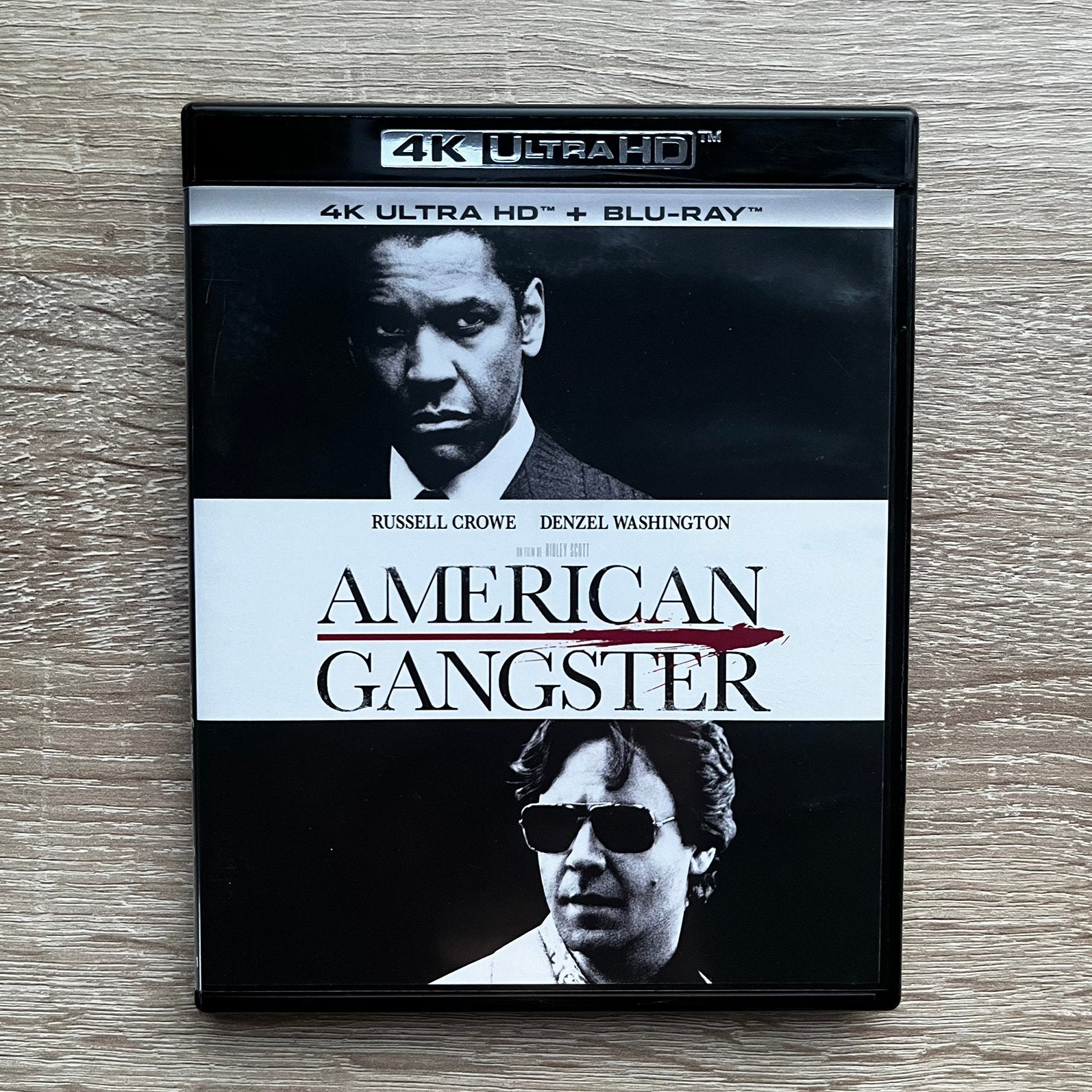 American Gangster 4K Ultra HD + Blu-ray, Cd's en Dvd's, Blu-ray, Ophalen of Verzenden, Zo goed als nieuw, Thrillers en Misdaad
