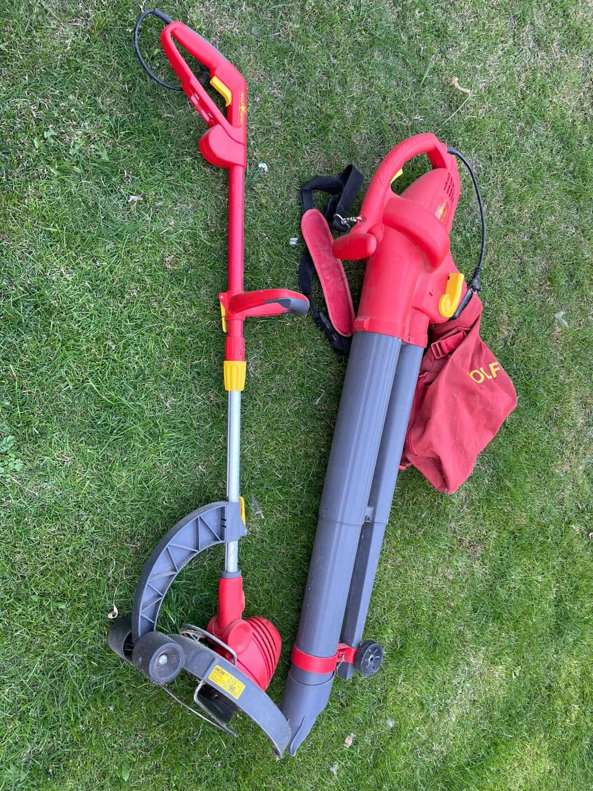Kantmaaier en bladblazer, Tuin en Terras, Ophalen, Gebruikt, Elektrisch