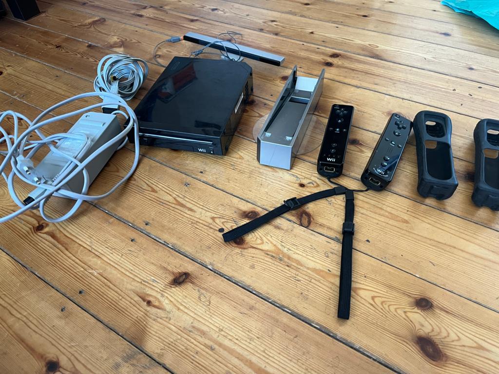 Pack Console Nintendo Wii Noire Complète - 2 Manettes, Ophalen of Verzenden, Zo goed als nieuw