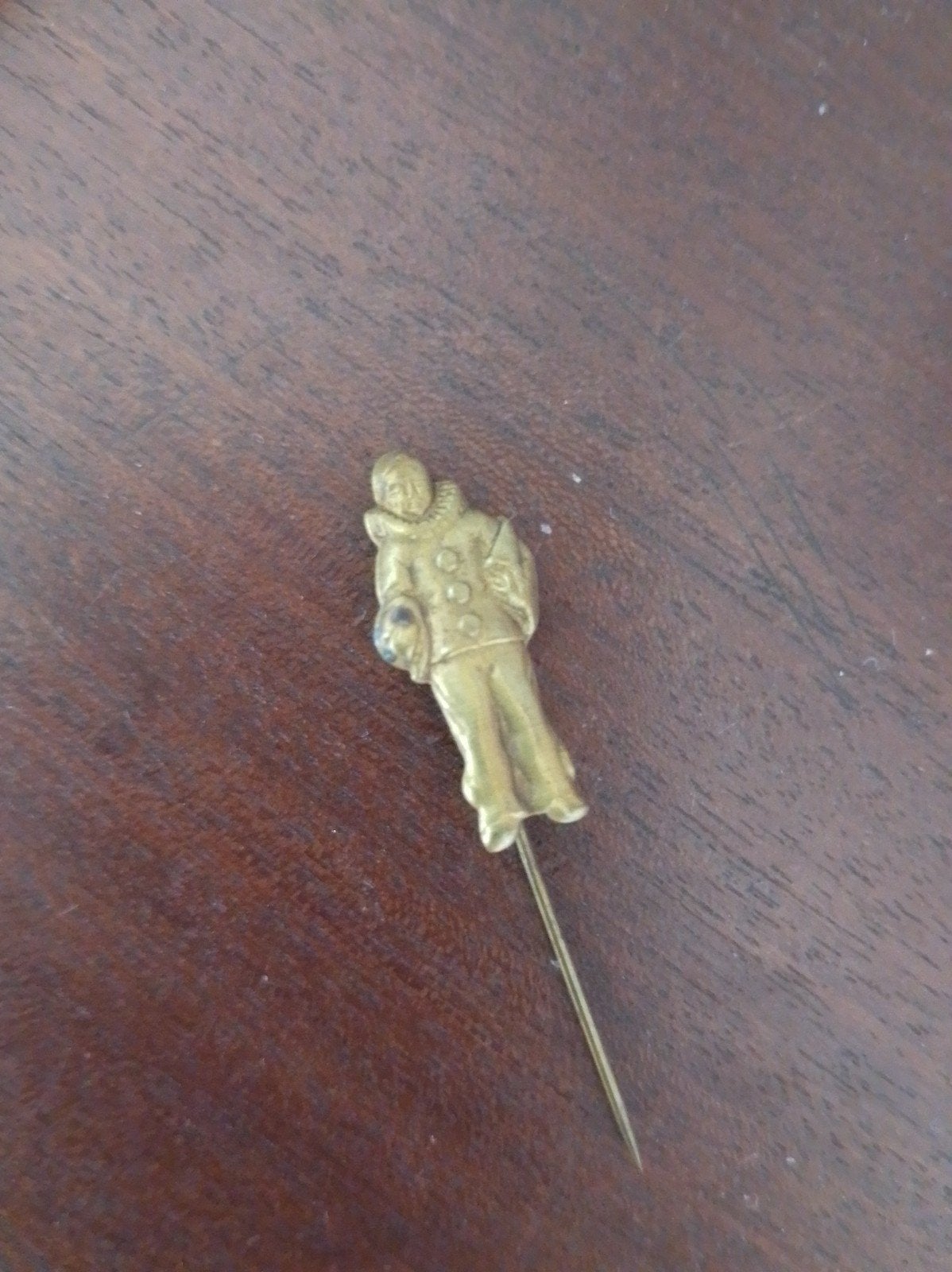 Oud hoeden/reversspeldje Pierrot, jaren 20/50, Verzamelen, Ophalen of Verzenden