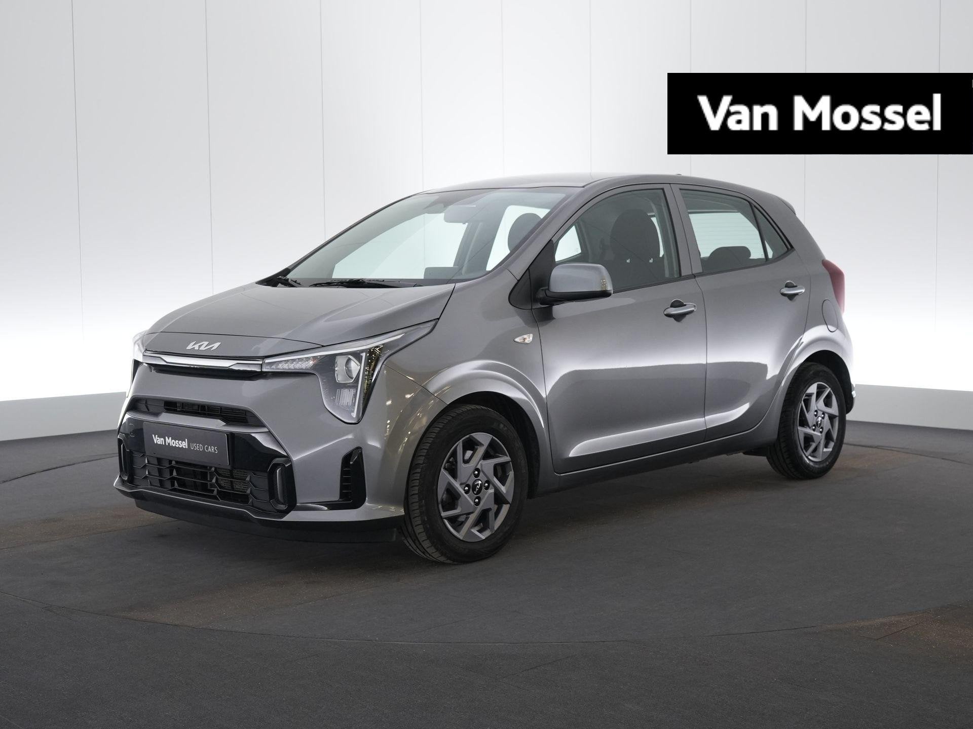 Kia Picanto 1.0 GDI ISG 63 AMT Pulse, Auto's, Kia, Stof, Zwart, Bedrijf, 5 deurs