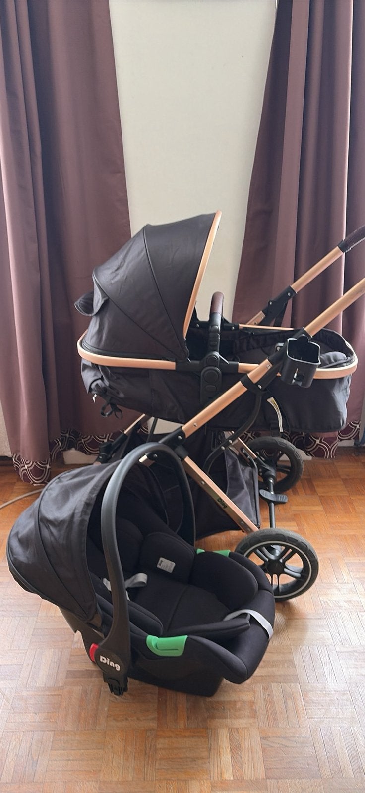 3-in-1 kinderwagens met autostoeltje, Kinderen en Baby's, Kinderwagens en Combinaties, Gebruikt, Combiwagen, Met autostoeltje
