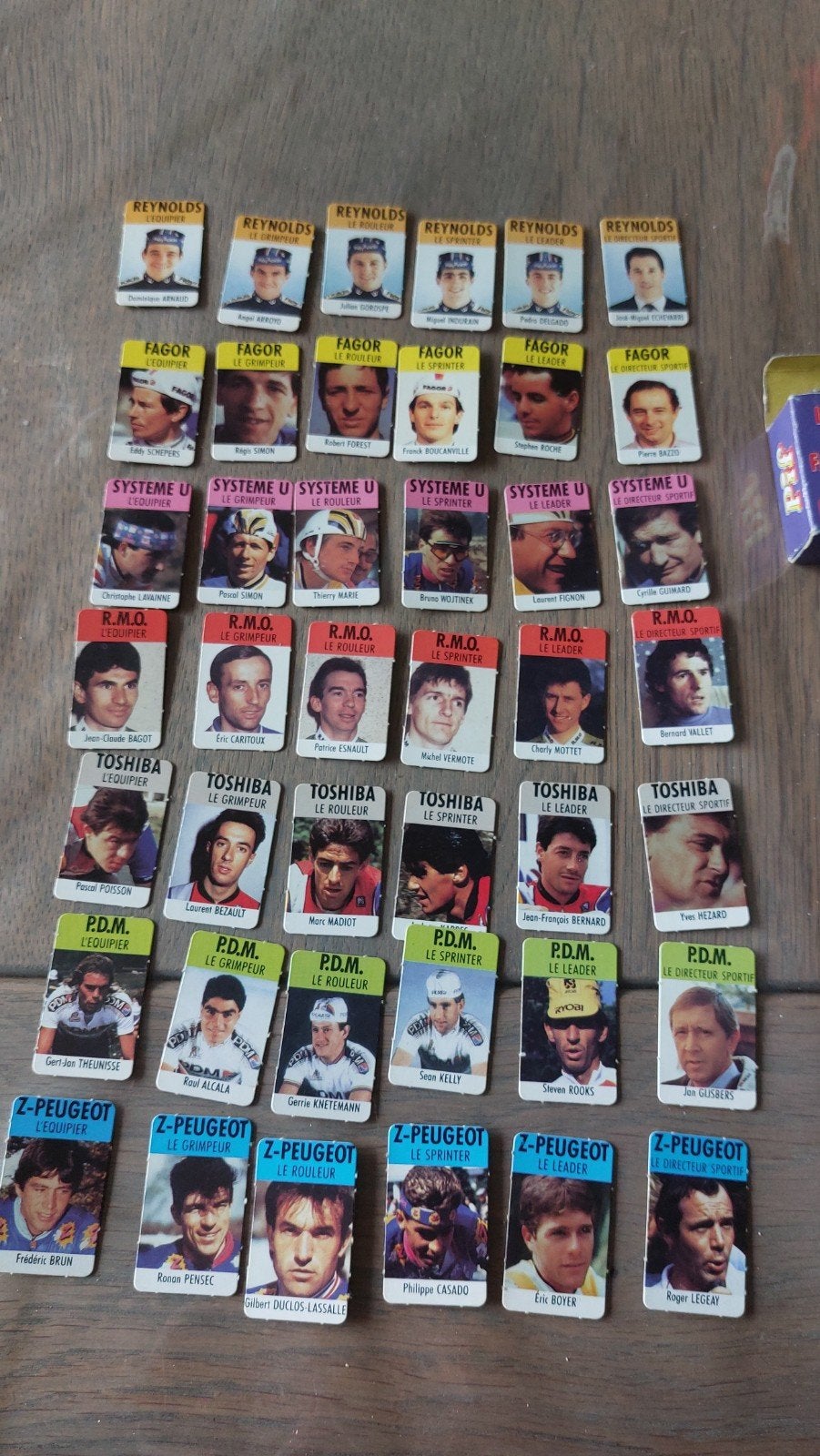 Mini jeu des 7 familles du peloton - Pif