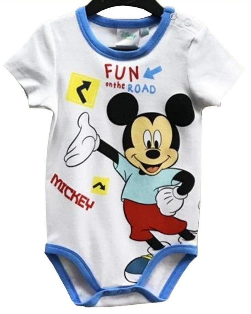 Mickey Mouse Rompertje - Maat 50/56-62/68-74/80 - Disney, Nacht- of Onderkleding, Nieuw, Disney Baby, Ophalen of Verzenden