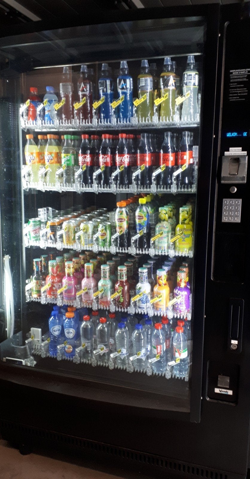 Drank automaat Vendo, Zakelijke goederen, Ophalen