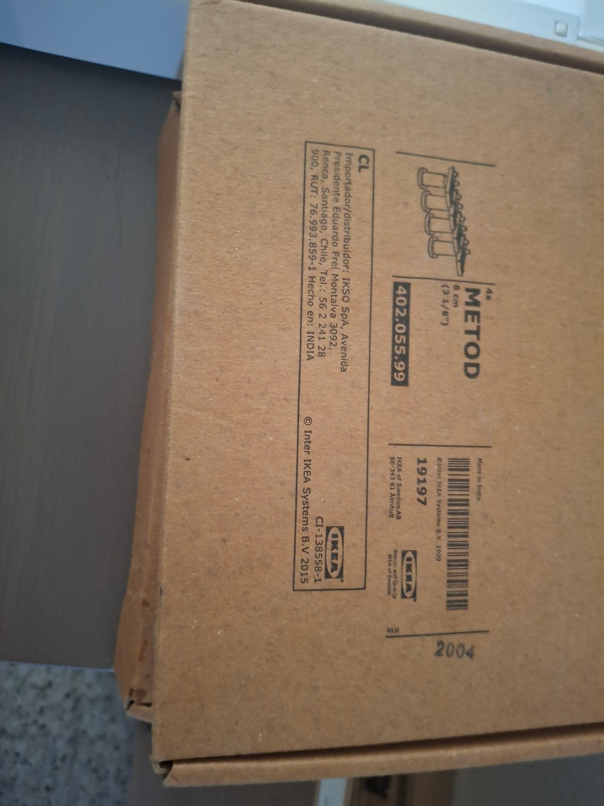 ikea metod pootjes, Ophalen