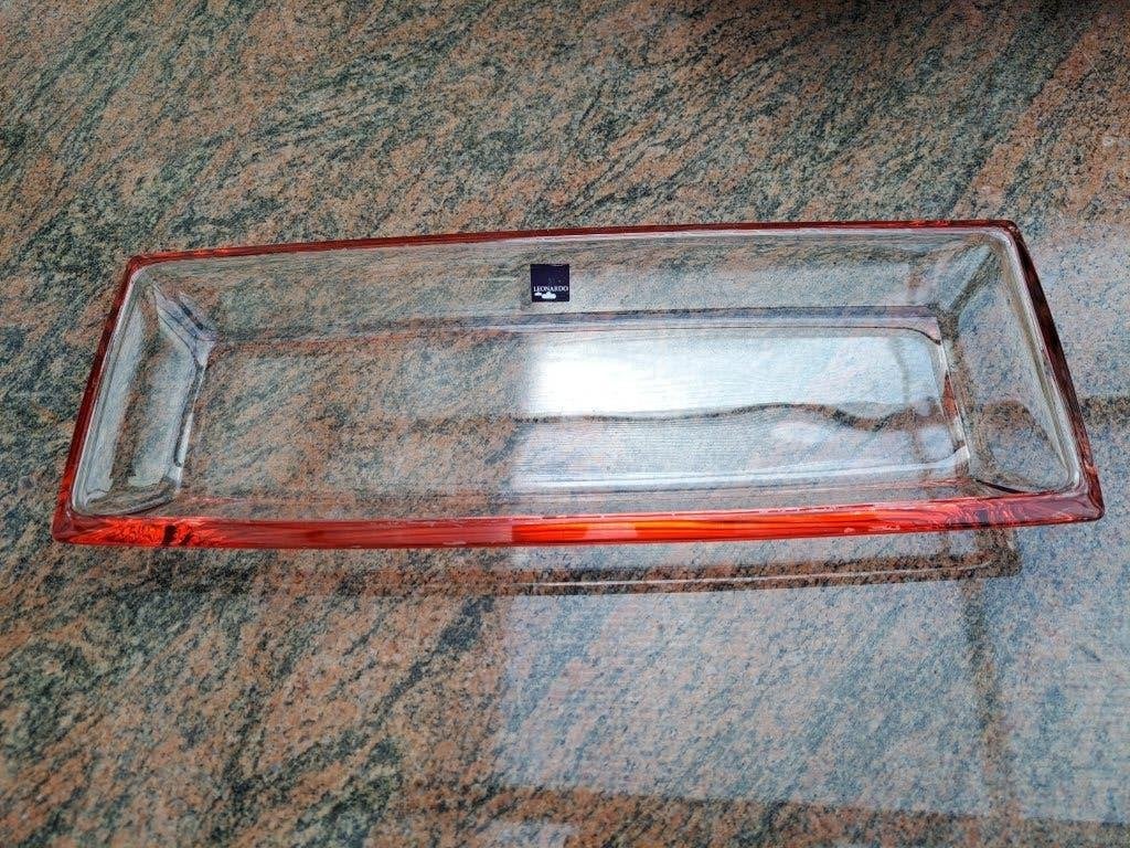 glazen schaal Leonardo, Ophalen, Gebruikt, Schaal, Glas
