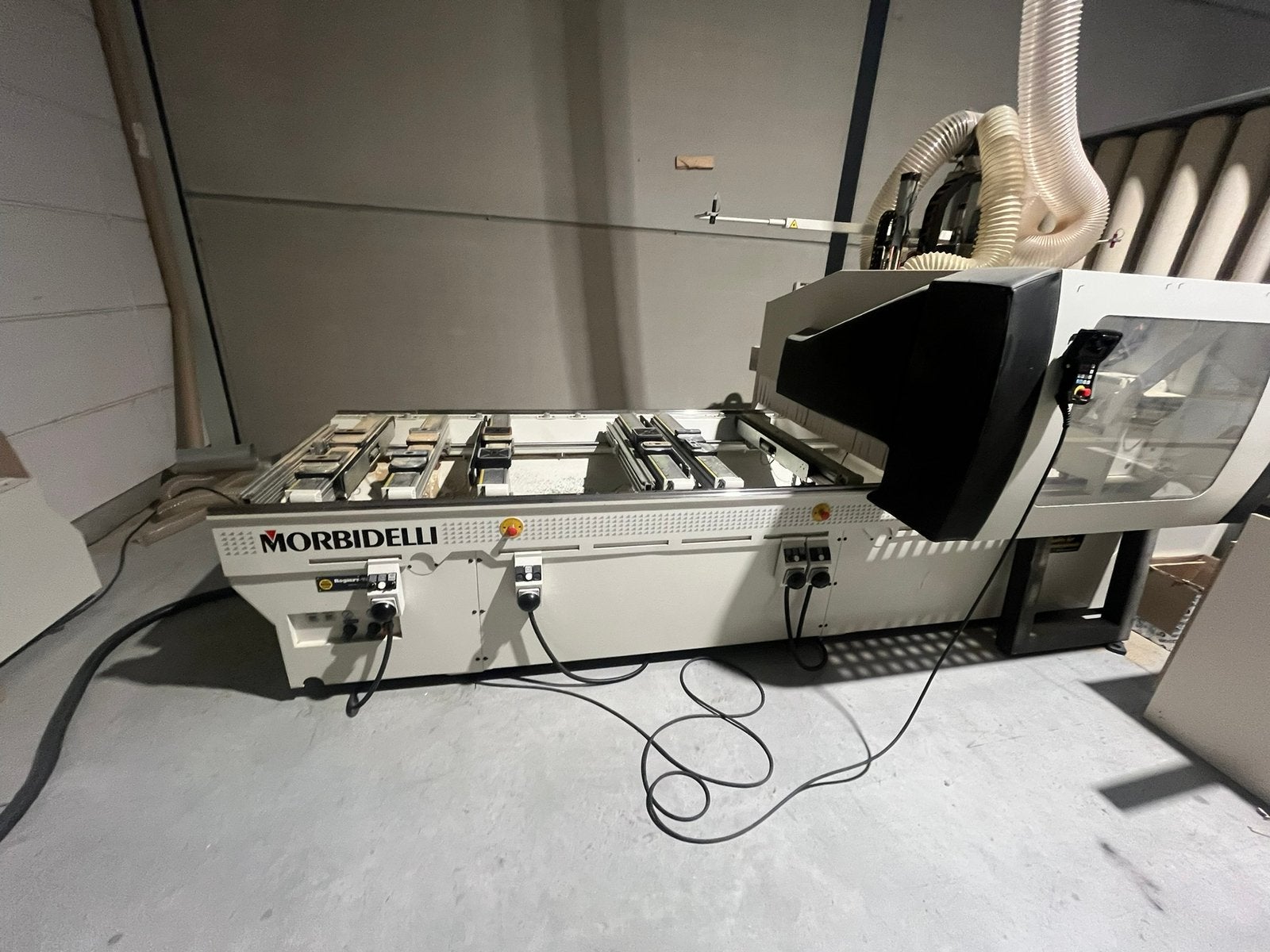 CNC morbidelli, Ophalen
