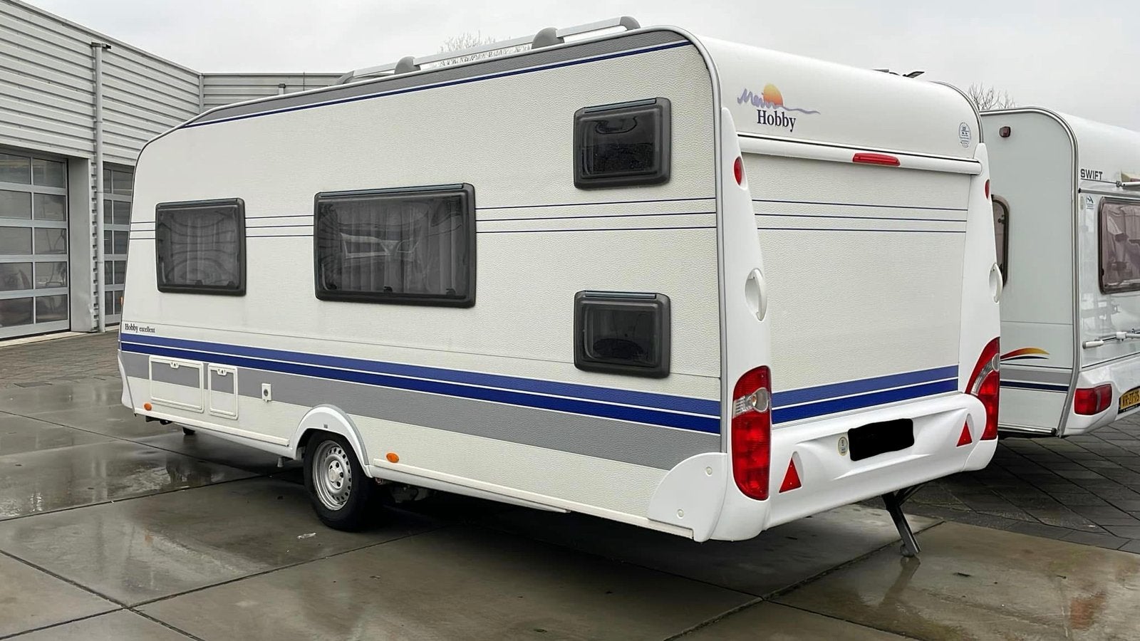 Mooie hobby 500 kmfe exellent stapelbed 2008, Caravans en Kamperen, Caravans, Mover, Stapelbed, Hobby, Particulier