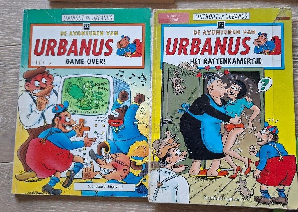 Strips urbanus, Plusieurs BD, Enlèvement, Utilisé, Urbanus; Willy Linthout