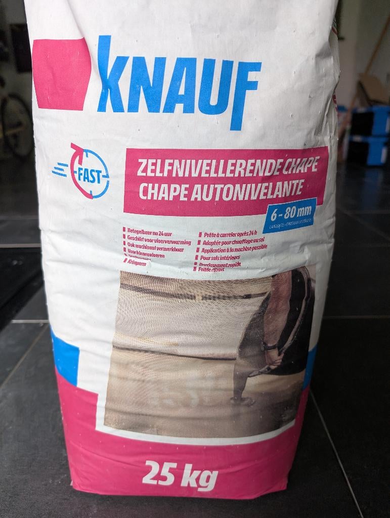 Chape autonivelante Knauf, Bricolage & Construction, Enlèvement, Neuf, Béton