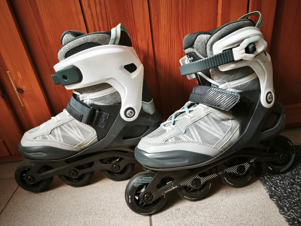 Decathlon Fit500 Inline skates, Sports & Fitness, Patins à roulettes alignées, Utilisé, Rollers 4 roues en ligne, Autres marques