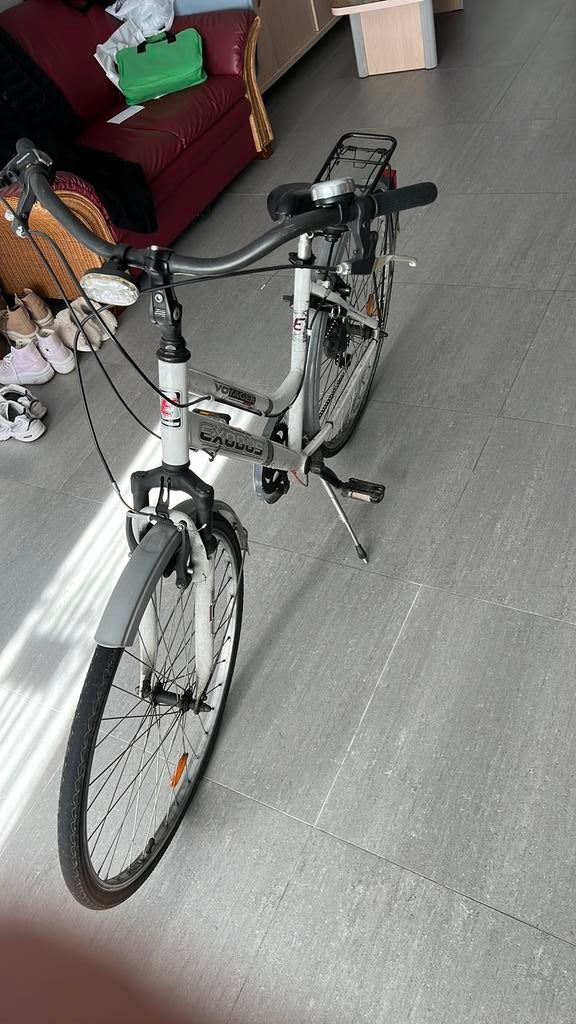 Witte fiets te koop, Fietsen en Brommers, Ophalen, Gebruikt