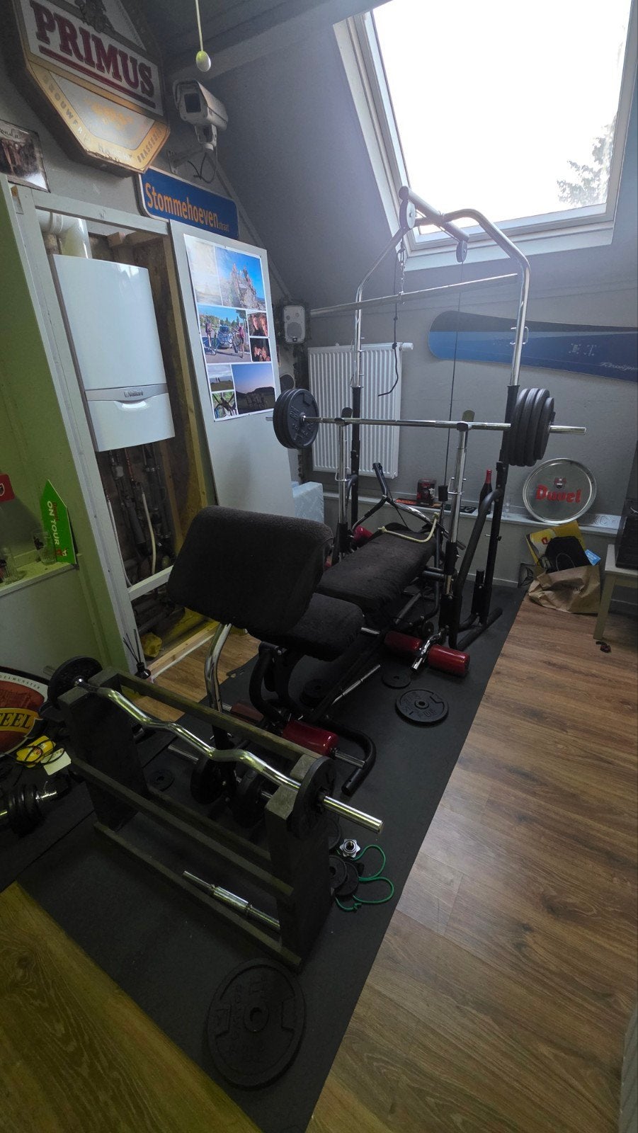 fitness toestel, Sport en Fitness, Fitnessapparatuur, Ophalen, Benen, Gebruikt, Krachtstation