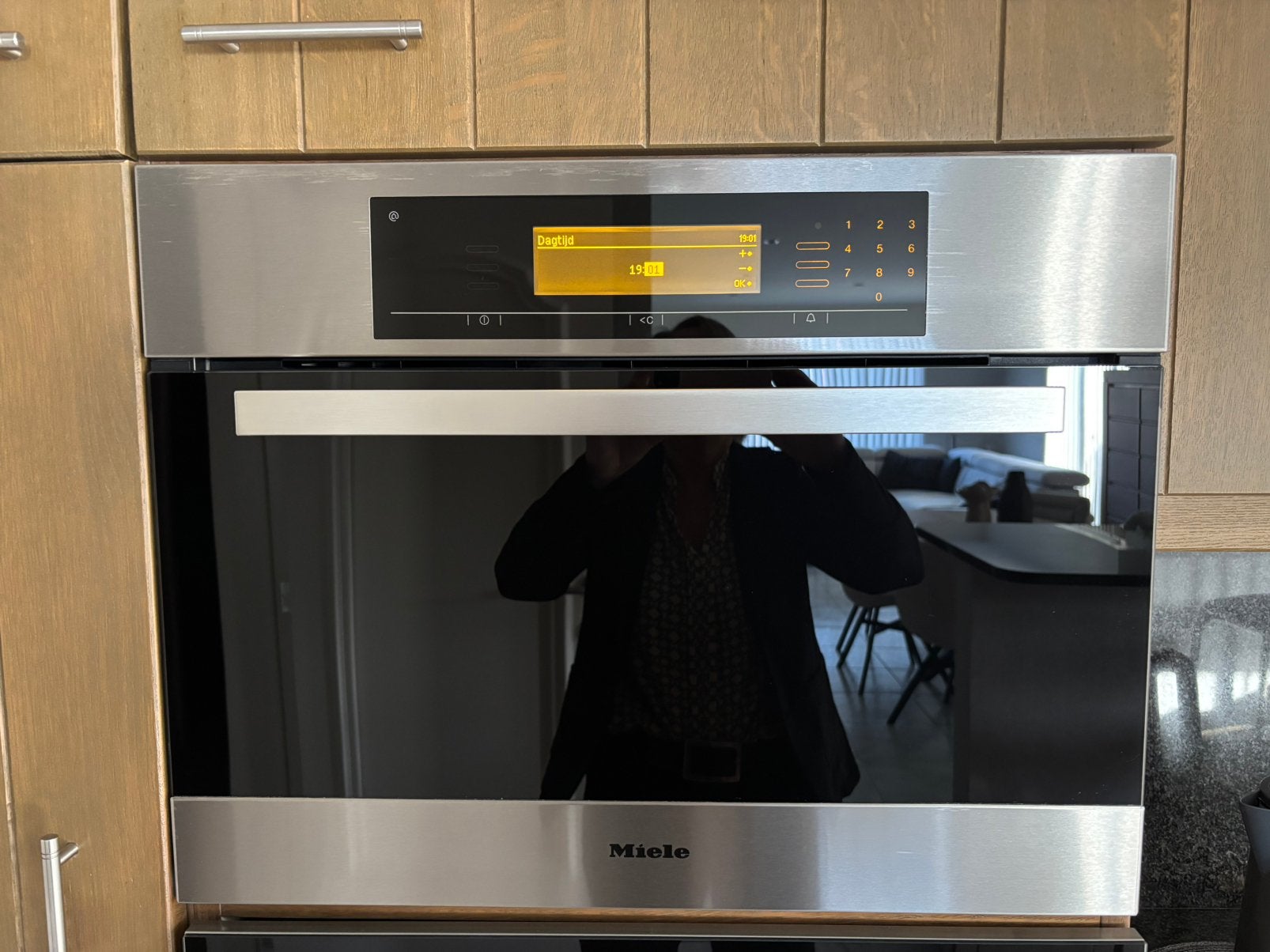 Ingebouwde stoomoven van Miele zo goed als nieuw, Elektronische apparatuur, Ophalen, Zo goed als nieuw, Miele, Stoomoven