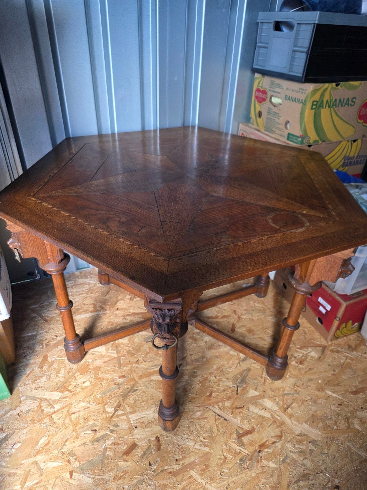 Table ancienne à 6 angles, Enlèvement