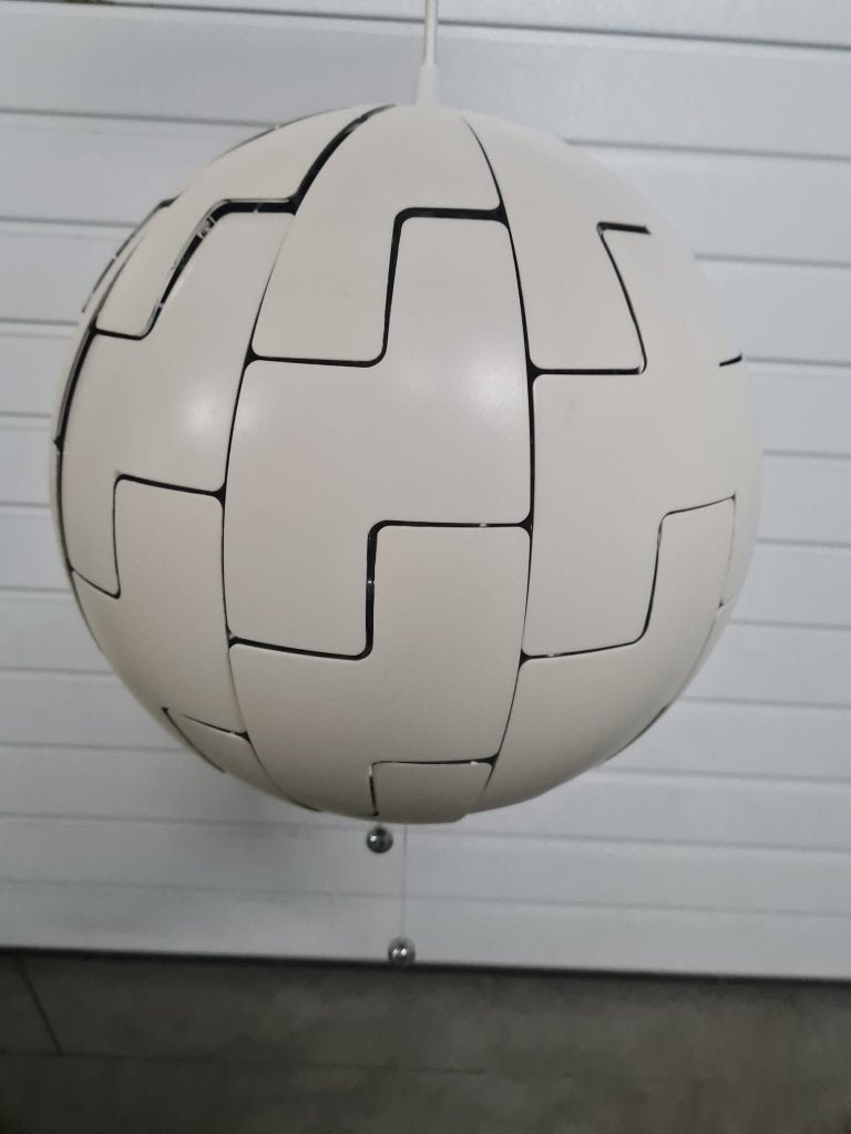 Lustre IKEA PS 2014 blanche/couleur argent, Maison & Meubles, Enlèvement, Comme neuf
