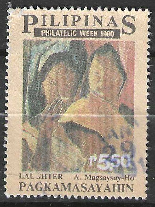 Filipijnen 1990 - Yvert 1742 - Week van de Filatelie (ST), Verzenden, Gestempeld